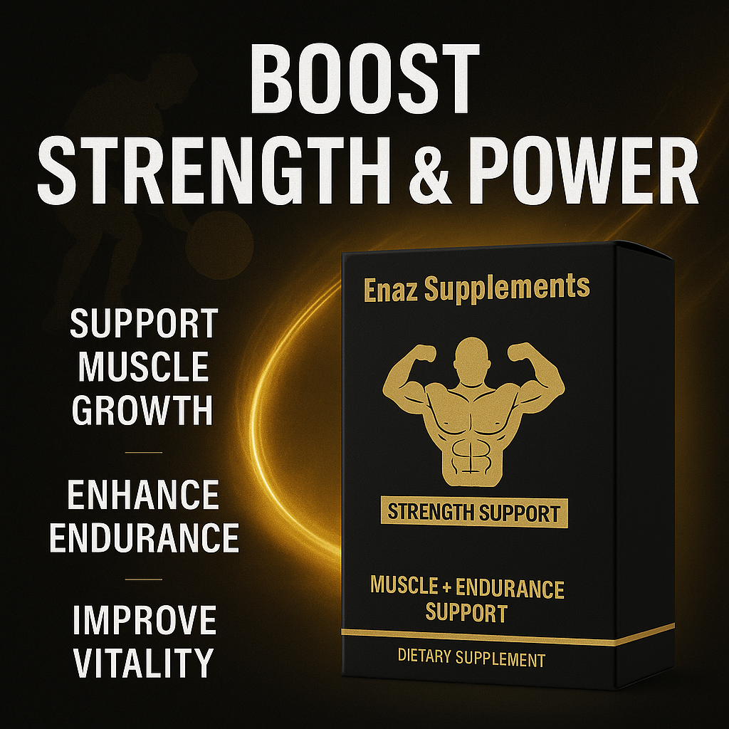 Strength Support – Muscle & Endurance Support | Enaz Supplements