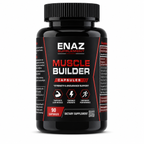 ENAZ Muscle Builder Capsules – Strength & Endurance Support | 90 Capsules