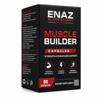 ENAZ Muscle Builder Capsules – Strength & Endurance Support | 90 Capsules