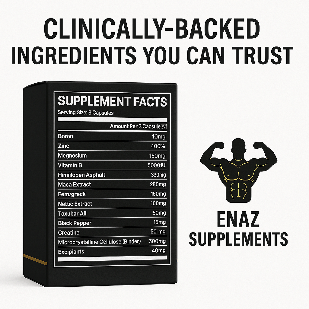 Strength Support – Muscle & Endurance Support | Enaz Supplements