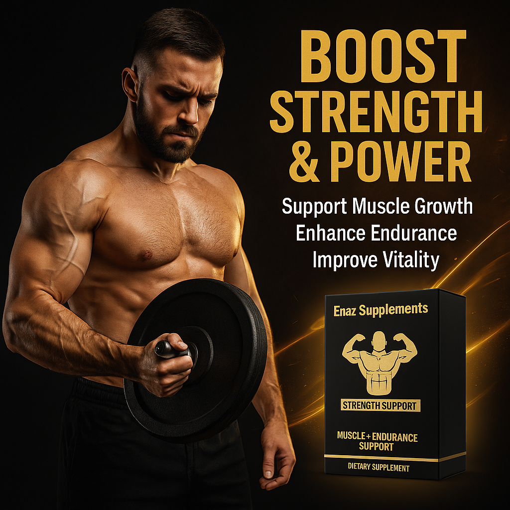 Strength Support – Muscle & Endurance Support | Enaz Supplements
