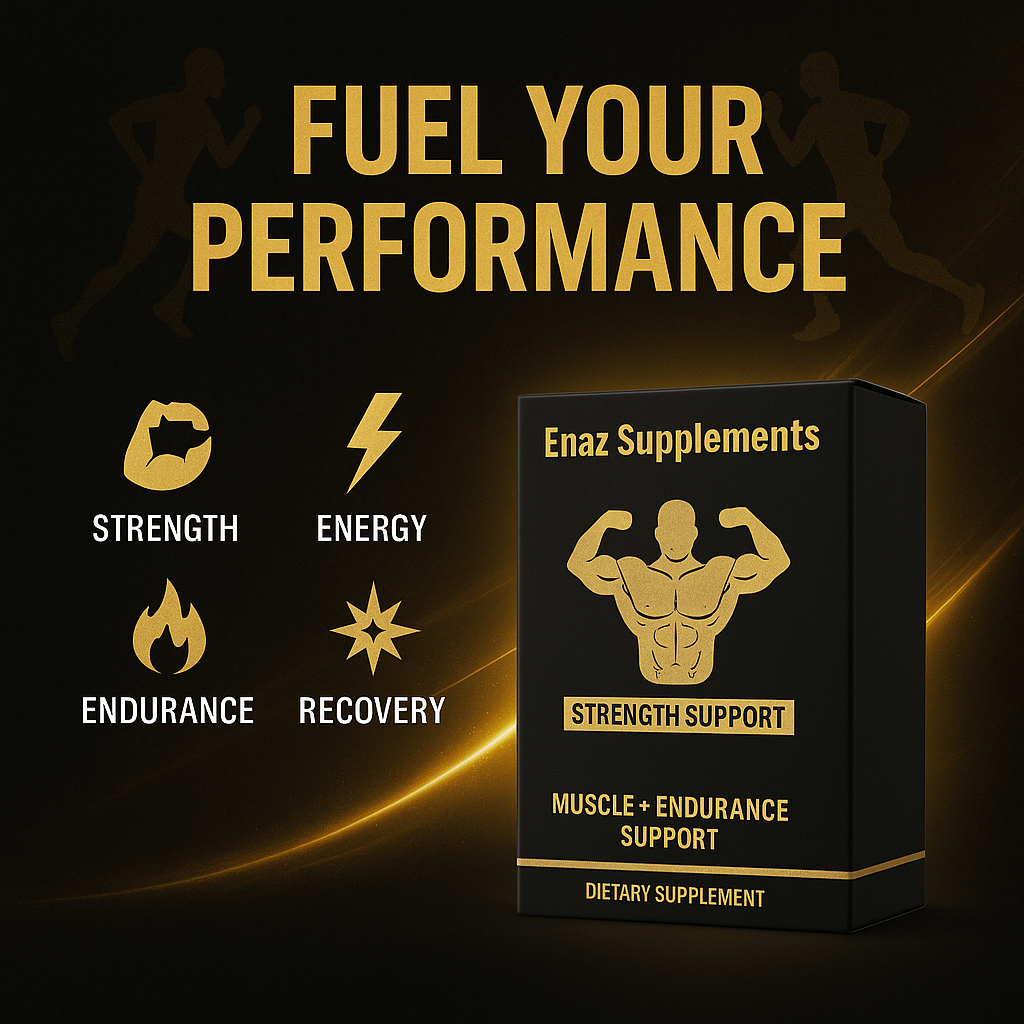 Strength Support – Muscle & Endurance Support | Enaz Supplements