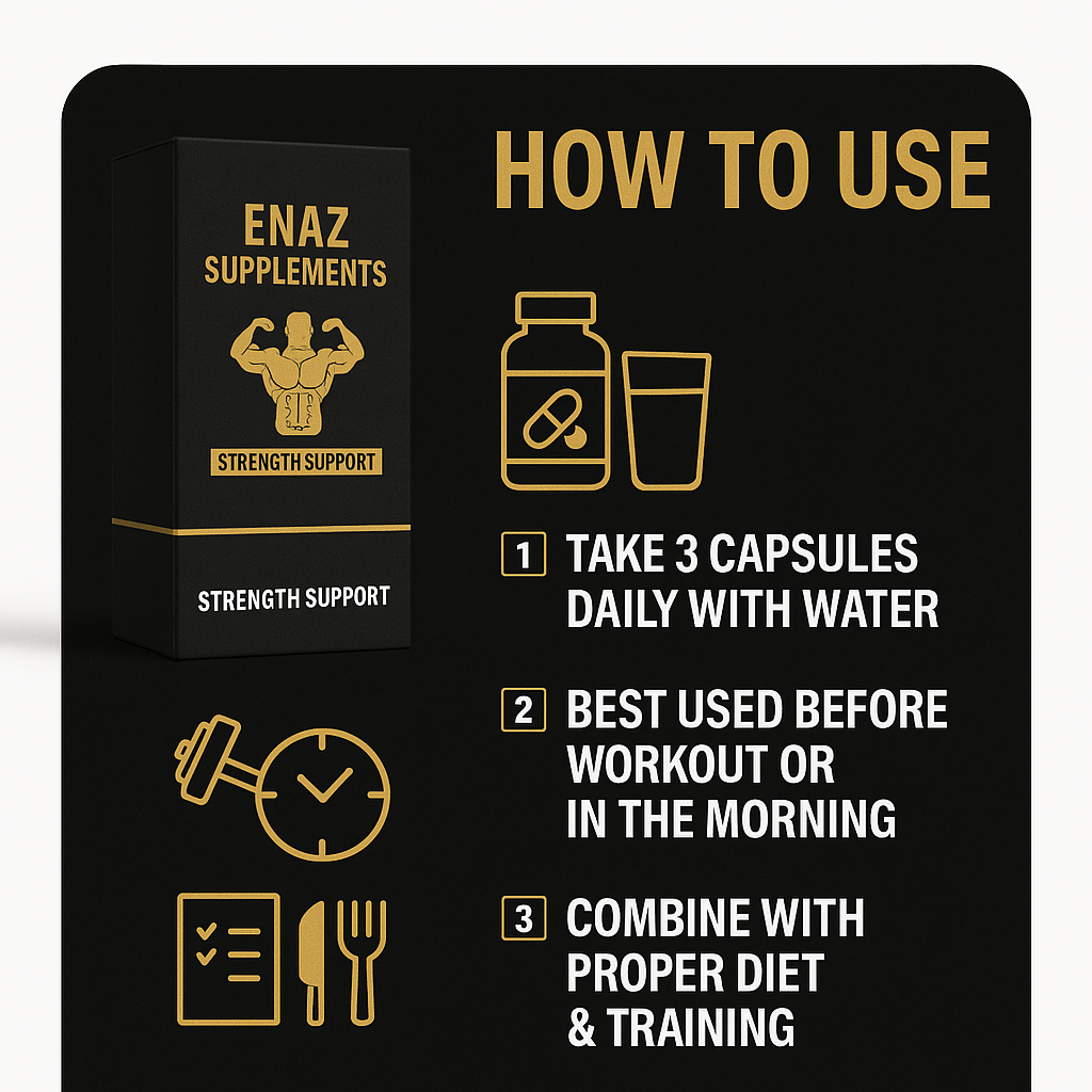 Strength Support – Muscle & Endurance Support | Enaz Supplements